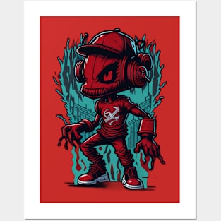 Hip-hop red ants Posters and Art